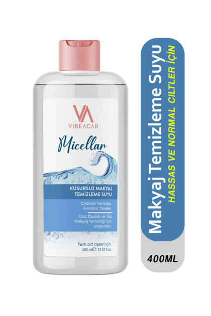 VIBEACAR Micellar Makyaj Temizleme Suyu 400 ml - Göz Yakmayan