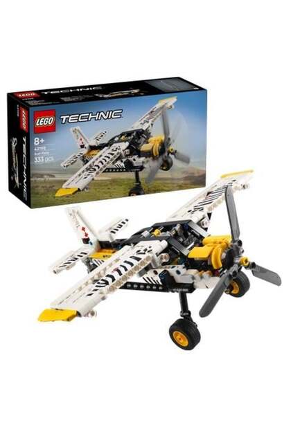 Technic Bush Plane Aircraft Toy Vehicle Gift Set for Kids 42198
