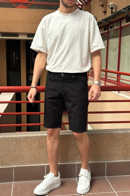 Men'S, 5 Pockets, Double Leg, Colorfast, Cotton Gabardine Shorts 24Inp151