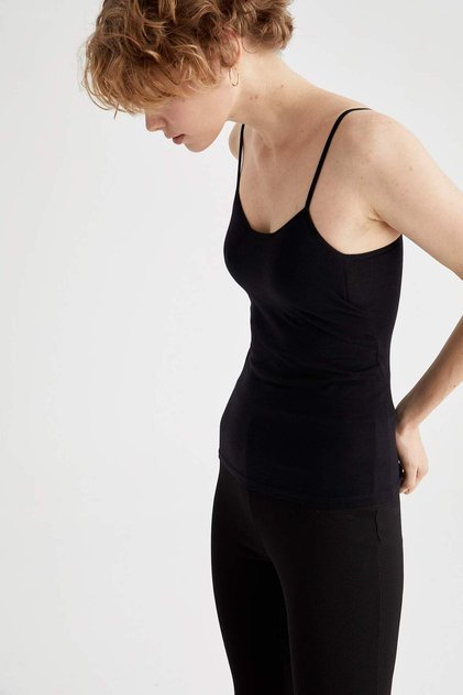 Fall in Love Regular Fit Chest Covered Cotton Undershirt N6090Az20Au