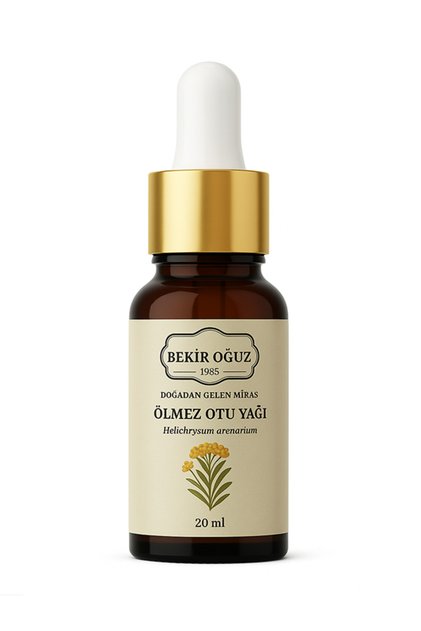 Ölmez Otu Yağı %100 Saf Ve Doğal Uçucu Yağı 20 ml Kırışıklık Karşıtı, Hassas Cilt Koruyucu
