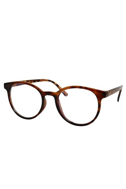 Olimpia Tortoise/Siyah Bluecut Mavi Işık Koruyucu Yuvarlak Çerçeve