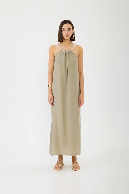Beaded Strap Dress