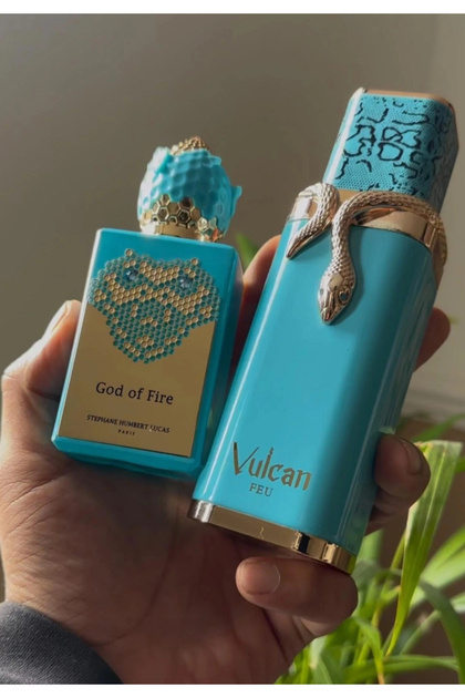 香水(男性用) Vulcan FEU Eau de 100ml/ used 10 spary Fragrance World Vulcan Feu – 100ML - Fiyatı, Yorumları