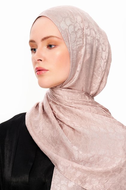 Şal Jacquard Premium Perla Ecru