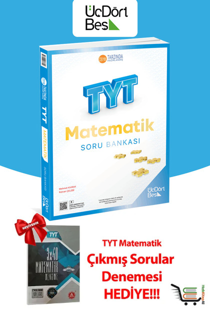 Üç Dört Beş Yayıncılık 345- Güncel Baskı Tyt Matematik Soru