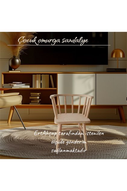 Ahşap çocuk sandalye