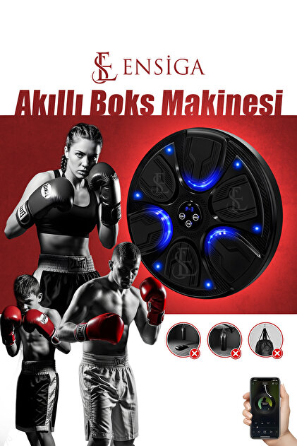 EN SİGA Boks Makinesi Akıllı Boks Standı Müzikli Eldivenli