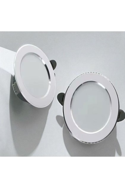 6w 3 Renk Sıva Altı Led Downlight Spot -beyaz Krom Kasa (1 Adet)
