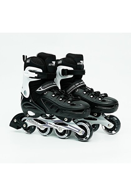 Adjustable Inline Skates with 8 Luminous Wheels for Children and Teenagers (Size 35-38 EU) TMX-028