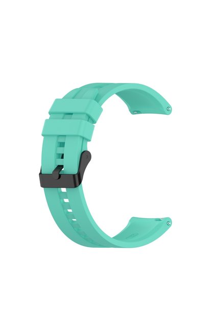 Curea universală de ceas din silicon, lățime 22 mm, eliberare rapidă, Aurora Blue, eR D L