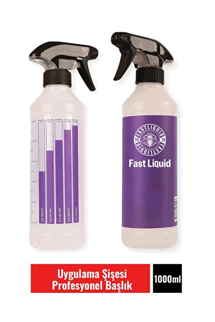 Profesyonel Başlıklı Kimyasala Dayanıklı Uygulama Şişesi 1000 ml