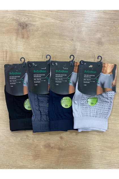 Erkek Bambu Boxer Nefes Alan Kumaş Anıt / 10 ADET