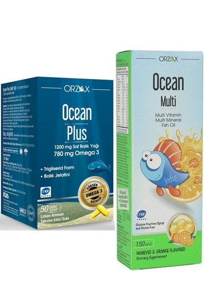 Plus Omega 3 1200 Mg 50 Capsules + Multi Syrup 150ml