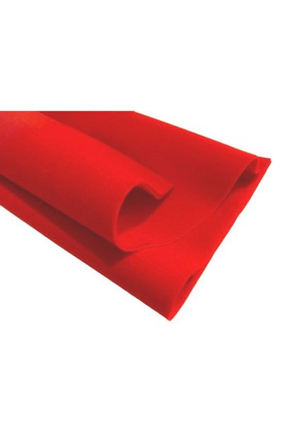 Fetru/pasla din lana 100%, moale 1.2mm, 50*40cm - portocaliu