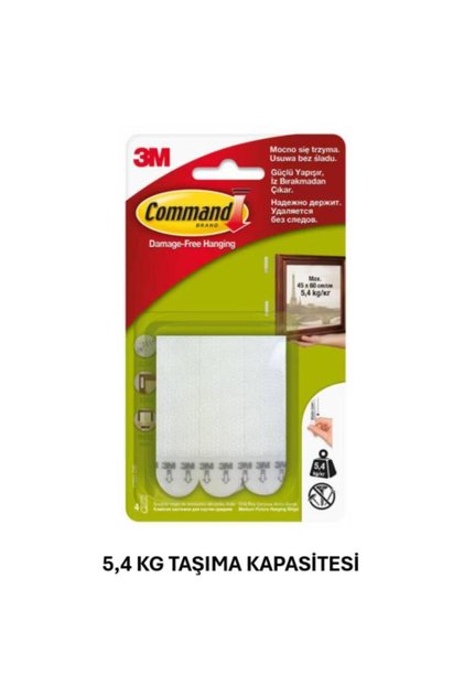 Command 17201 Orta Boy Cırt Bant x 2 Adet