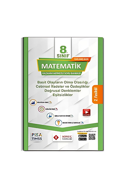 Sonuç Yayınları 2026 8.sınıf Matematik Modüler Set Sonuç Yayınları