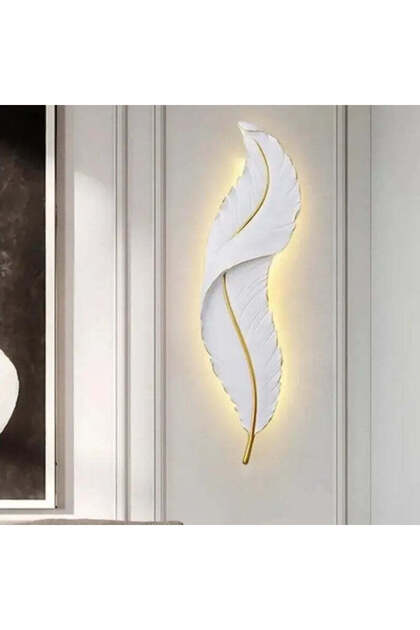 Aplica LED Pena 63cm, 27W, lumina Rece/Calda/Neutra, Alb