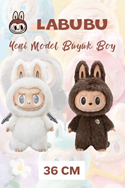 Wearfitpro Labubu The Monsters ZİMOMO Yeni Model Büyük Boy 36cm