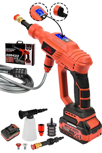 Newstar New Star Kömürsüz Motor Basınçlı Şarjlı Araç Yıkama