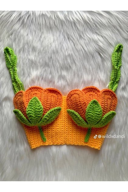 Special Design Women's Bustier, Crochet