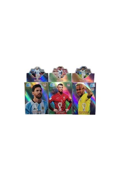 Set 3 Pachete Cartonase, Fifa World Cup Football Stars 2022, 70 cartonase, multicolor