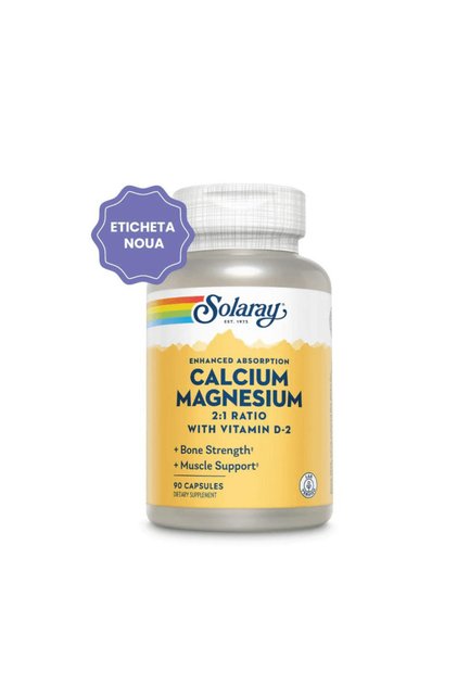 Calciu Magneziu cu Vitamina D x 90 capsule