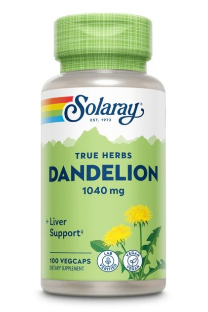 Dandelion (Papadie) 520 mg Solaray, 100 capsule