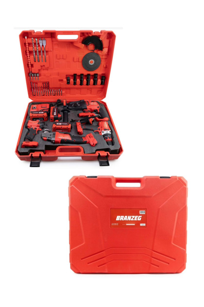 BRANZEG 36V 4lü Dörtlü Sarjlı Matkap Seti ( Spiral 13MM Matkap 350