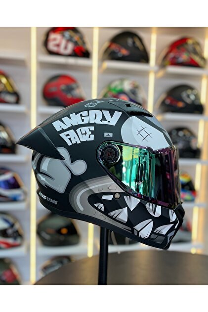 Axxis MOTOMARİS Fenix Angry Face (ŞEFFAF VİZÖR GELİR) - Fiyatı