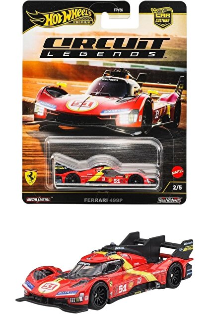 HOT WHEELS Premium Car Culture Circuit Legends Ferrari 499P Metal