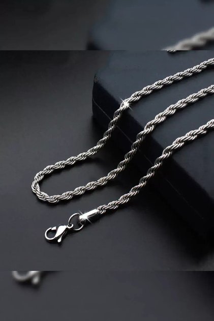 Auger Unisex Steel Necklace