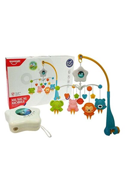 Rotating Attractive Musical Rattle Cot Mobile For Cradle And Bed Jhoomer