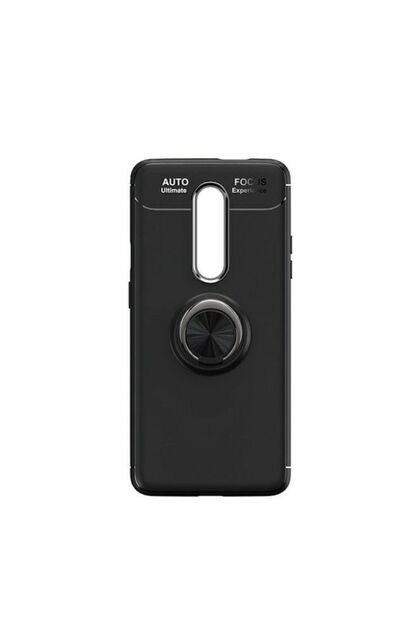 Custodia In Vera Pelle Suncase Per OnePlus 7 Pro / 7T Pro - Slim-Edition, Nera, Con Linguetta E Chiusura Magnetica, Made In Europe