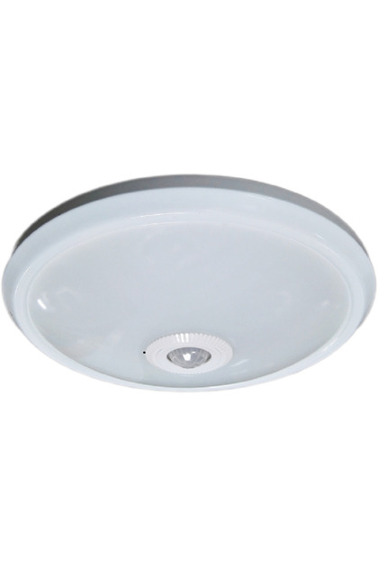 LED таванна лампа с регулируем сензор за движение Ø270, 12W, студена светлина