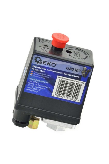 Еднопосочен превключвател за налягане за 220V въздушен компресор