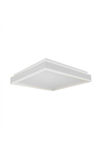 Lampă de tavan LED 6915-VT, pătrată, 38W, 4000lm, lumină neutră, IP20, alb,