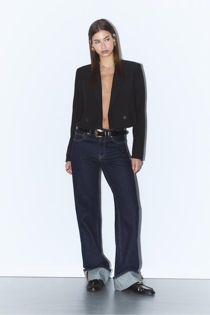 Smart cropped blazer