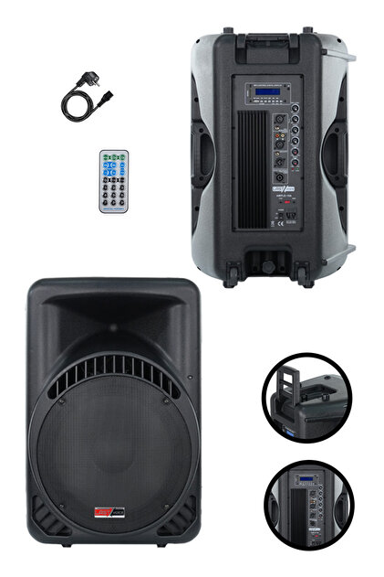 Lastvoice Ample-15A Aktif Kabin Hoparlör 15 İnç 1000 Watt