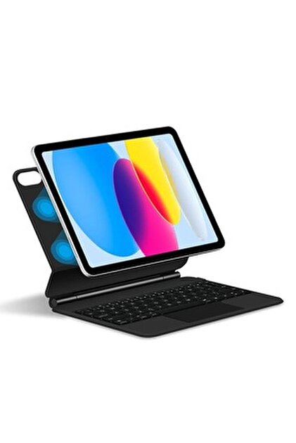 Yesido Apple İpad Pro 11 inç 2024 Magic Klavye Keyboard Touchpad Q