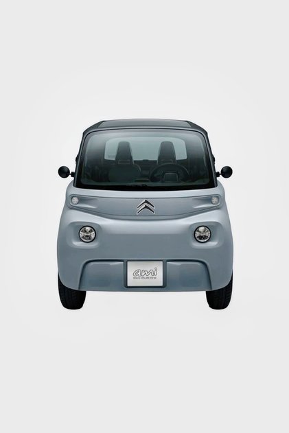 Citroën Ami UYUMLU Beyaz Ön & Arka Logo Seti