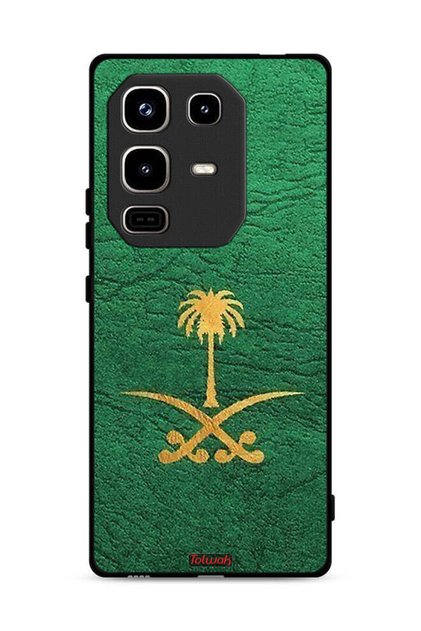غطاء حماية لجهاز Infinix Note 50 Pro 4G، علامة المملكة العربية السعودية، جلد