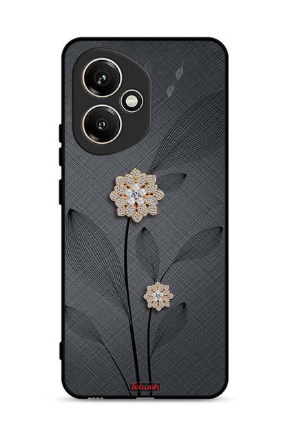 غطاء حماية لهاتف Honor 400 برسومات زهور ماسية