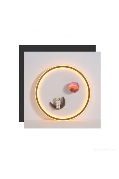 Plafoniera pentru camera copiilor echipata cu LED, 22W, IP44, 3000K, Astronaut