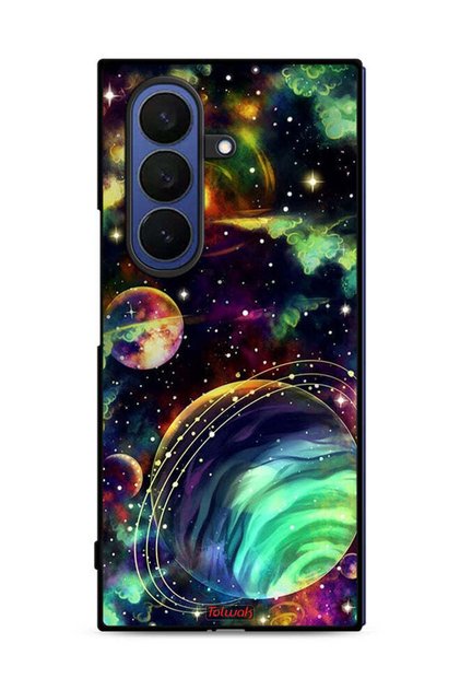 غطاء حماية لهاتف Samsung Galaxy Z Fold7 بتصميم الكواكب