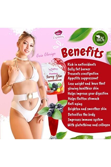 Detoxi Glowming Shape Detox Premium Berry Glow Acai Berry Juice Drink with  Glutathione & Collagen- Trendyol