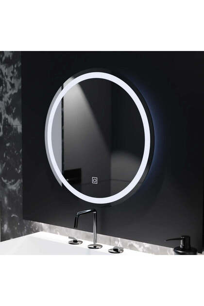 Στρογγυλός καθρέφτης LED 70cm Basic Touch