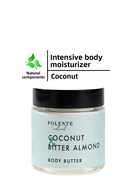Coconut and Bitter Almond Body Butter / Intensive Body Moisturizer (100 ml)