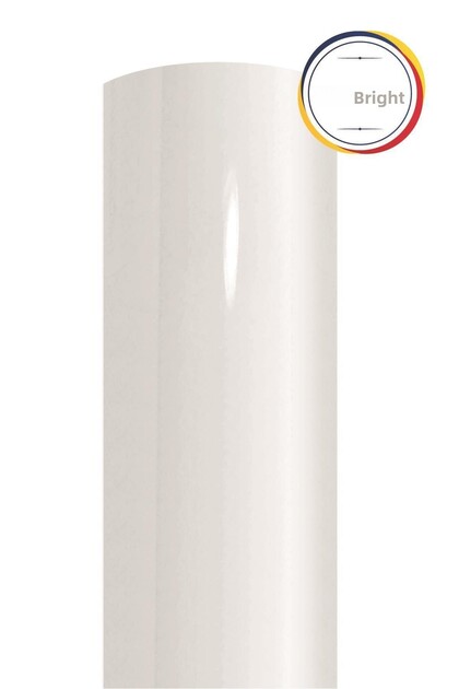 Glossy White Self Adhesive Coating Foil 50 Cm X 6 Mt