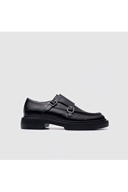 Celal Gültekin Siyah Monk Strap Klasik Erkek Ayakkabı 552 032-1